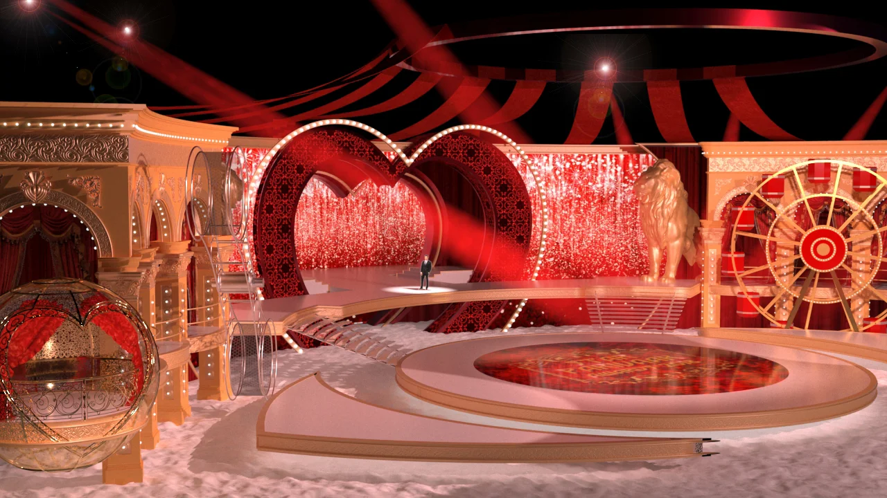 Large-scale bespoke entertainment stage design